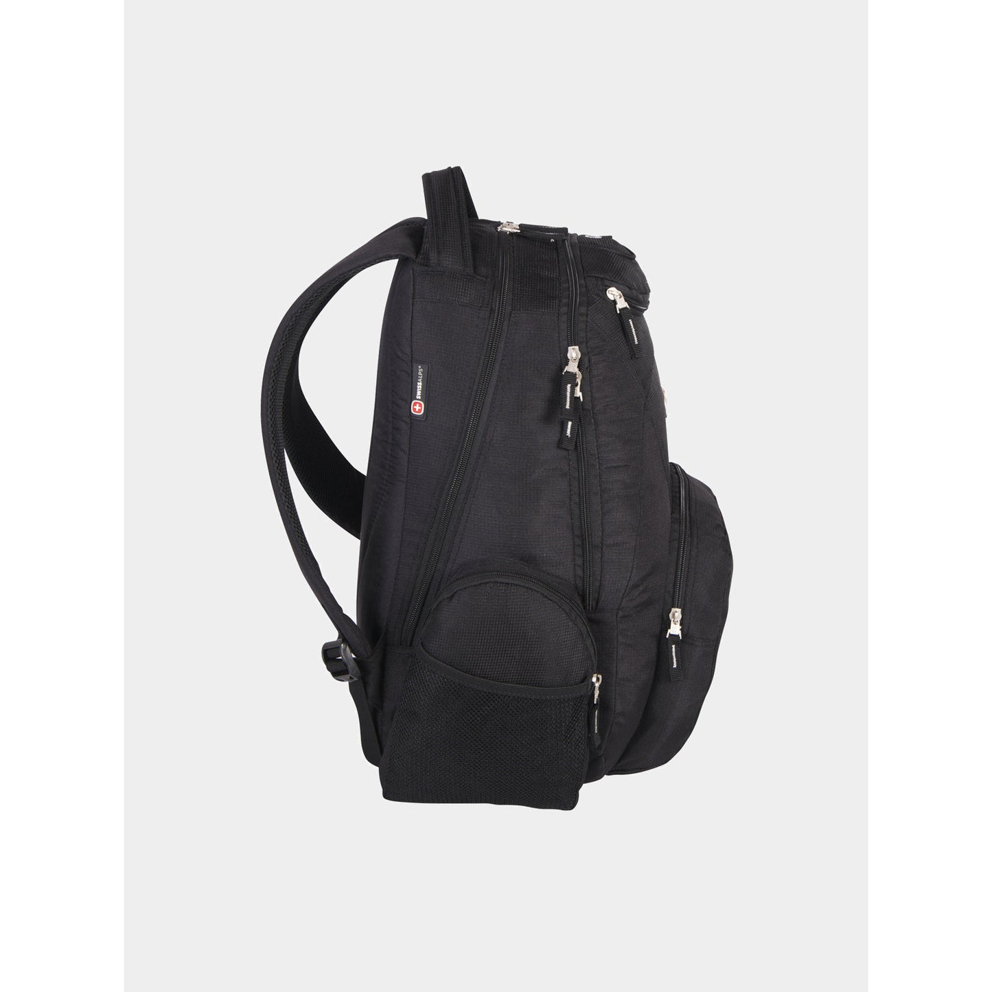 Sac à dos SwissAlps avec poches latérales - Noir