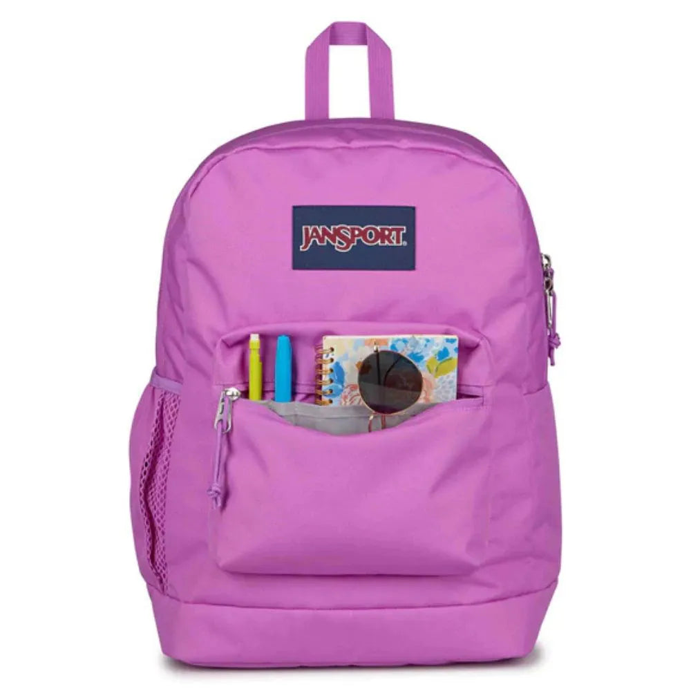 JanSport Cross Town Plus Laptop Backpack - Digital Fuchsia