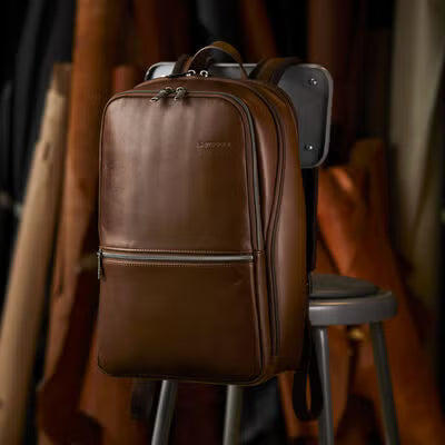 Samsonite Classic Leather Slim Backpack 14.1"