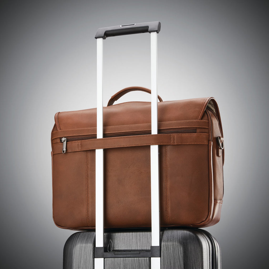 Samsonite Classic Leather Flapover 15.6"