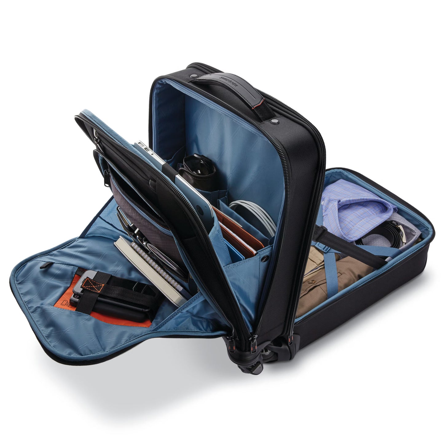Samsonite Pro Valise à roulettes verticale Bureau mobile - Noir