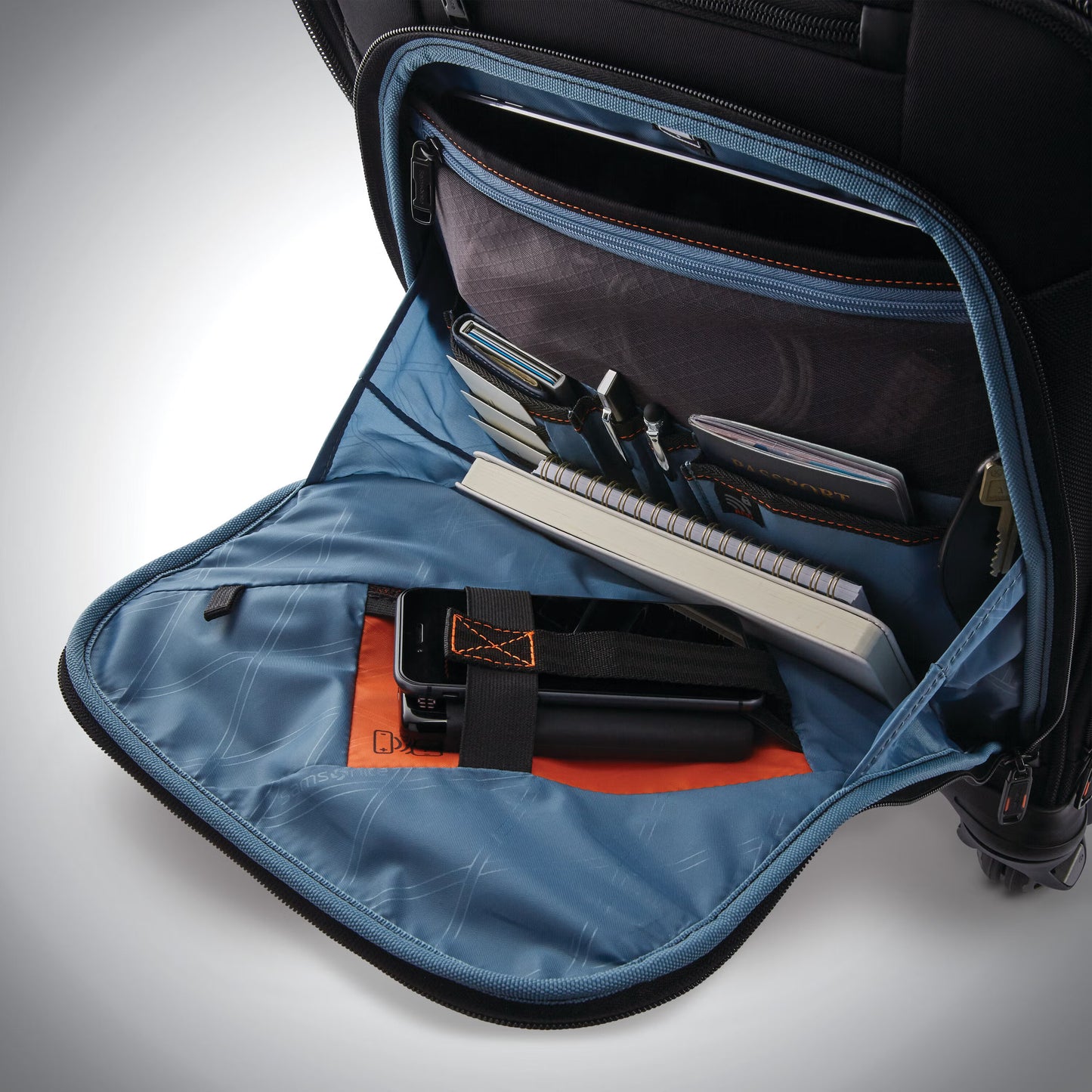 Samsonite Pro Valise à roulettes verticale Bureau mobile - Noir