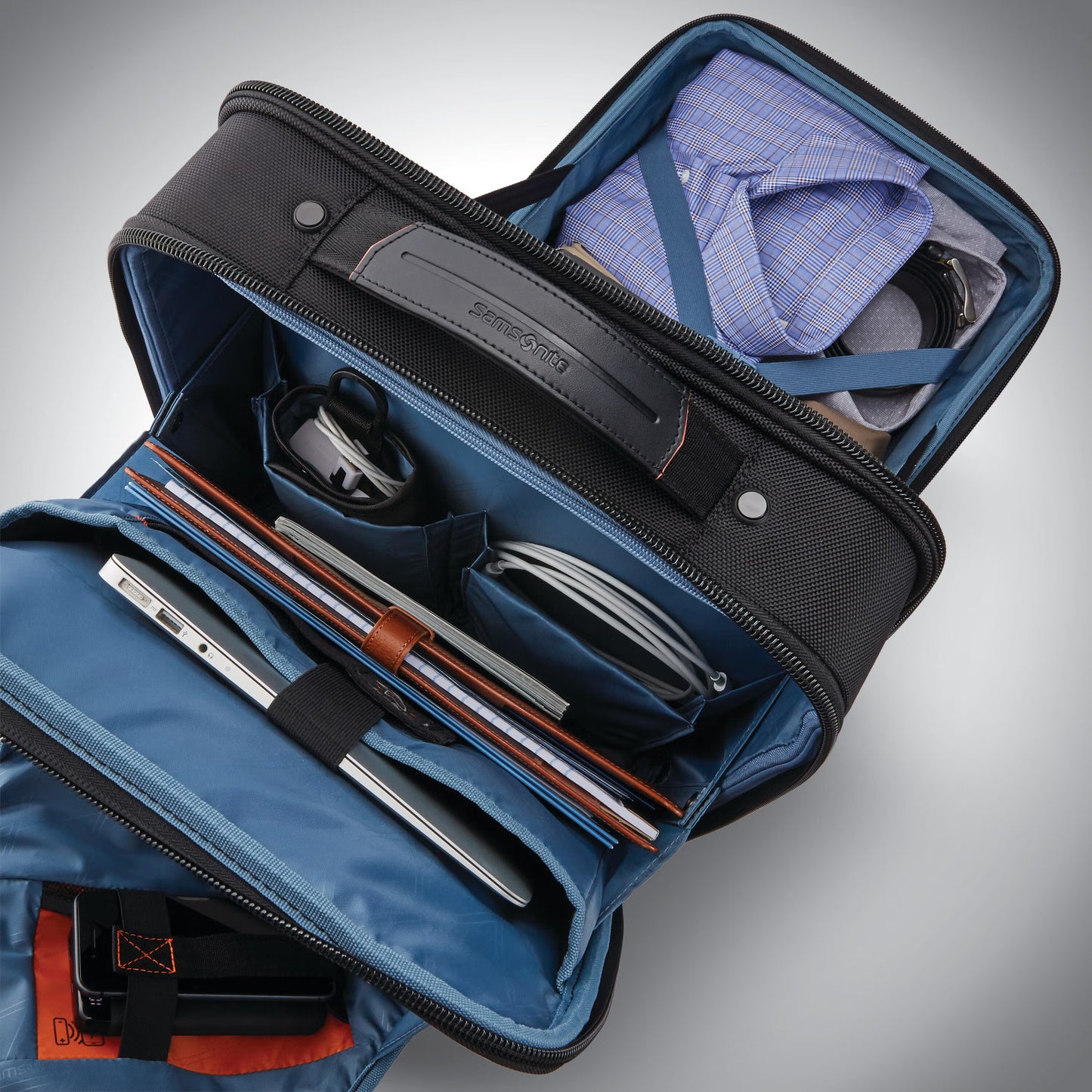 Samsonite Pro Valise à roulettes verticale Bureau mobile - Noir