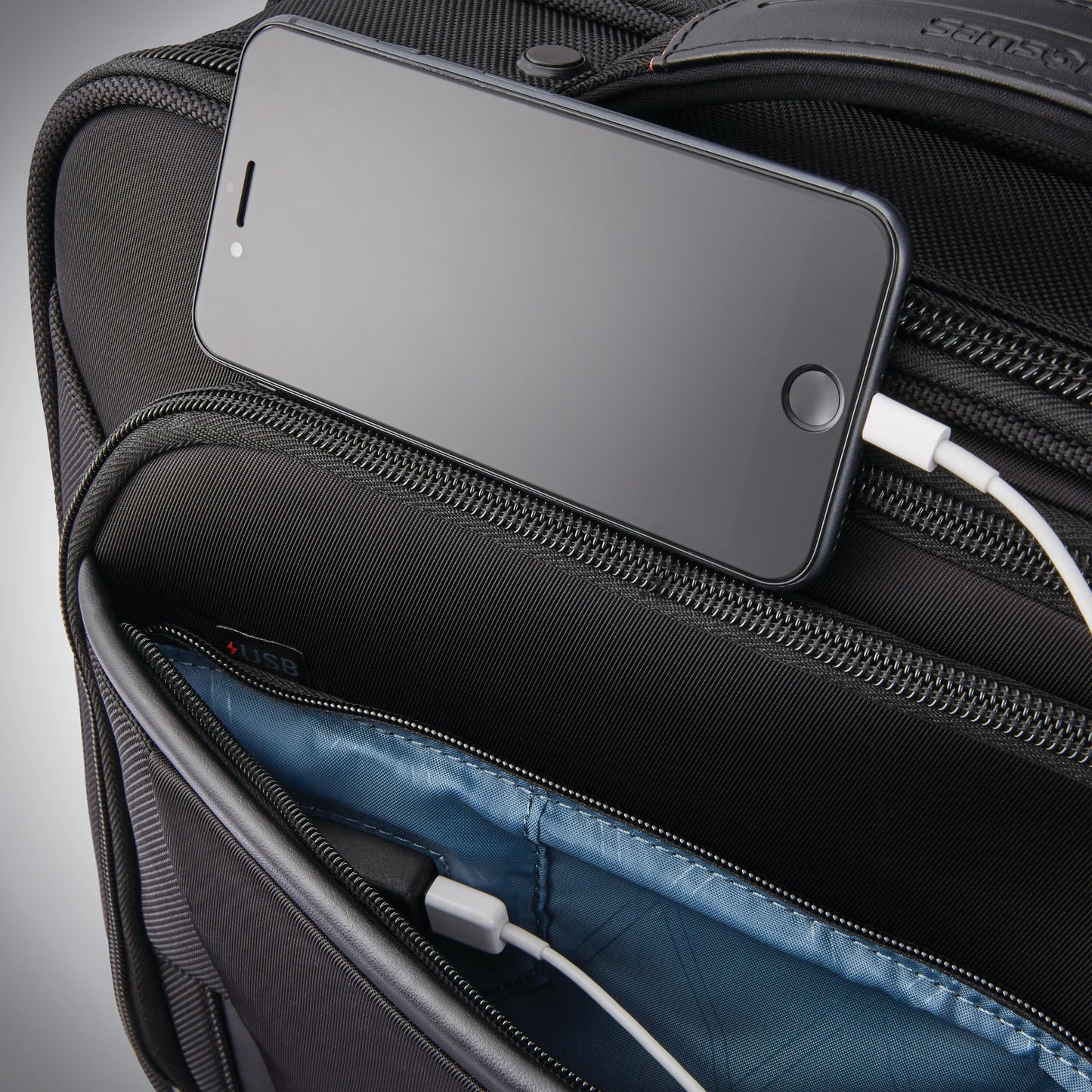 Samsonite Pro Valise à roulettes verticale Bureau mobile - Noir