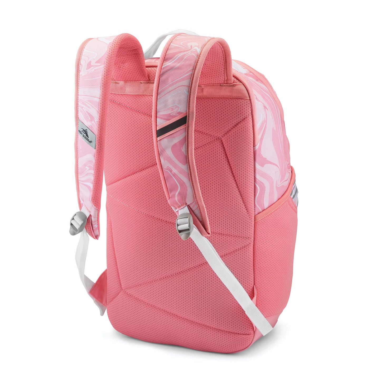 High Sierra Swoop SG Laptop Backpack - Pink Marble/Bubblegum Pink