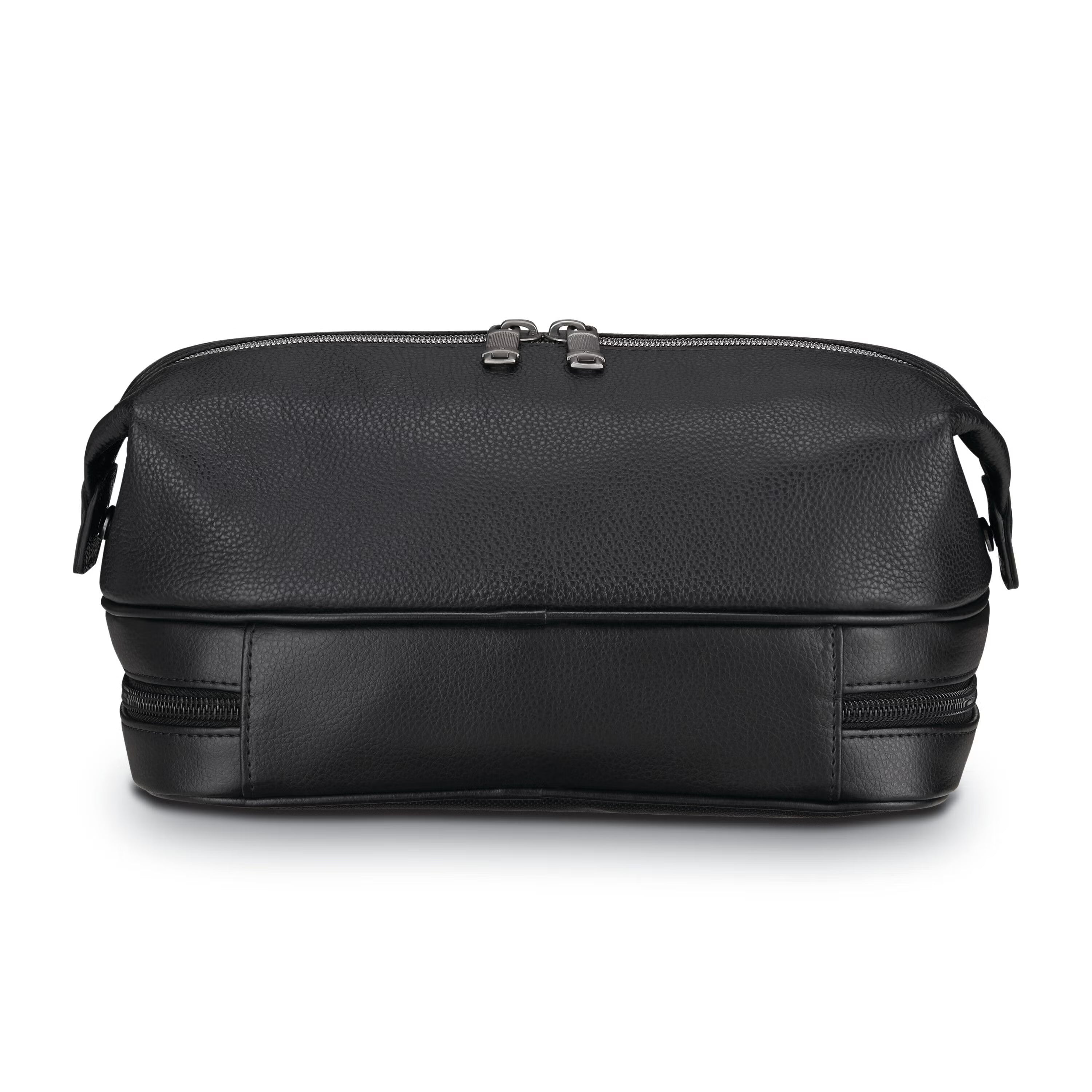 Samsonite Classic Leather Travel Kit With Zip Bottom
