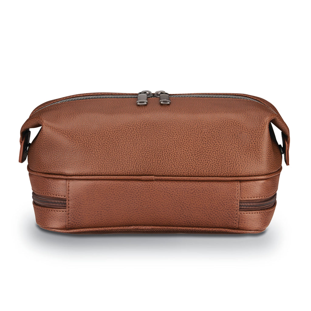 Samsonite Classic Leather Travel Kit With Zip Bottom