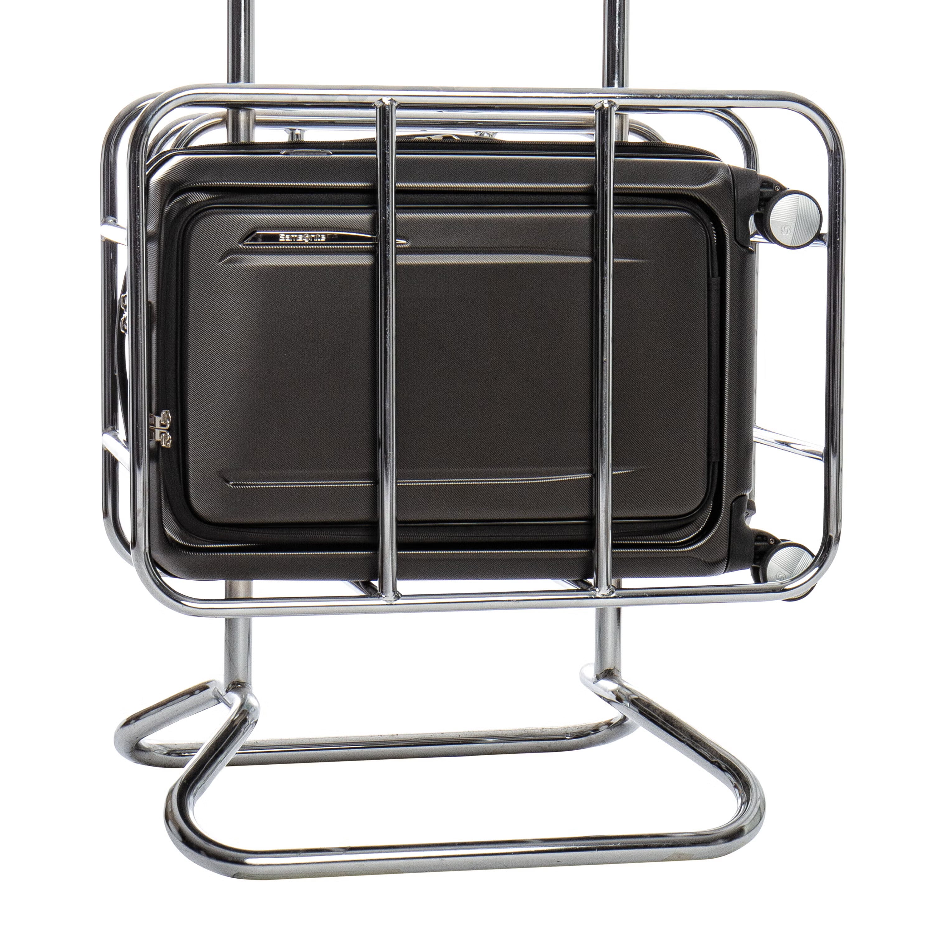 Samsonite Just Right Spinner Frontload Carry-On 15" Expandable Hardside Luggage - Graphite