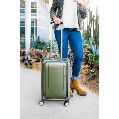 Samsonite Just Right Spinner Frontload Carry-On 15" Expandable Hardside Luggage - Graphite