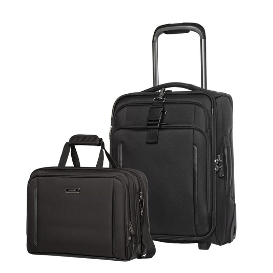 Ensemble Samsonite Flight Series 2 pièces Valise verticale/Sac d'affaires - Noir