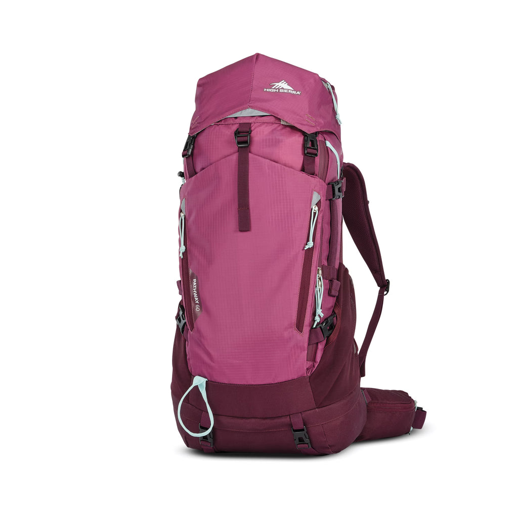 High Sierra Pathway 2.0 Womens Frame Pack 60L - Berry/Baroon