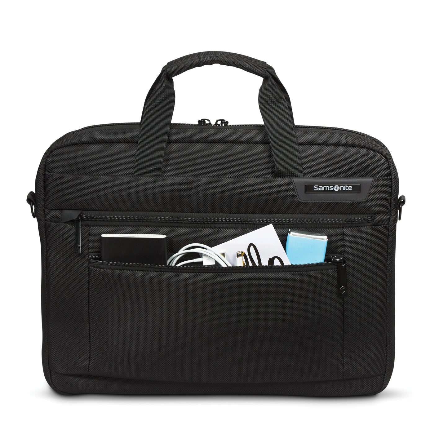 Samsonite Classic NXT Laptop Shuttle With RFID Messenger Bag - Black