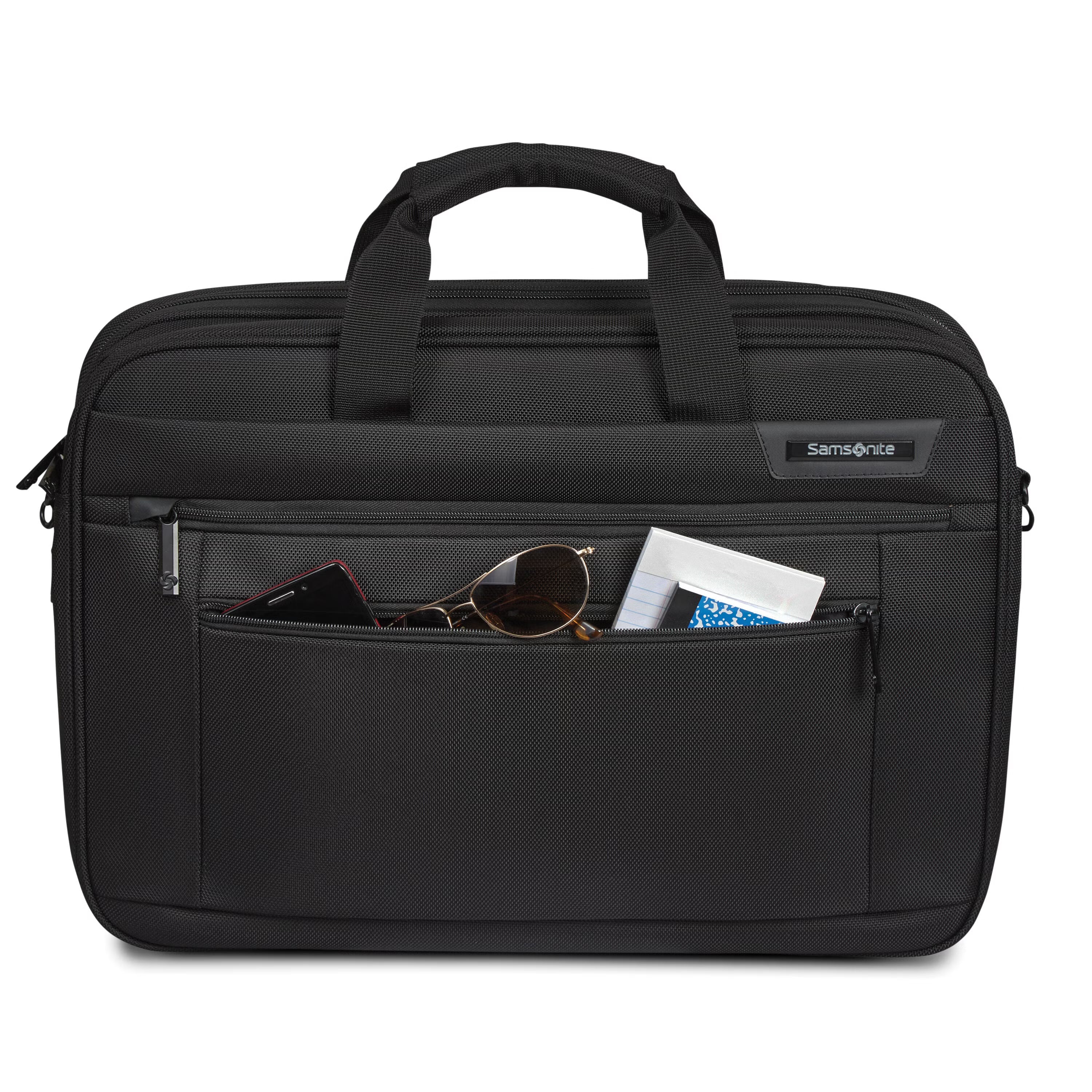Samsonite Classic NXT 2 Gusset Brief with RFID 17" - Black