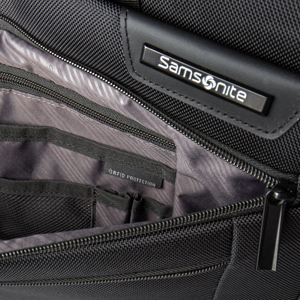 Samsonite Classic NXT 2 Gusset Brief with RFID 17" - Black