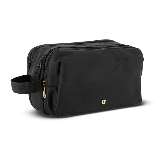 Samsonite Companion Sacs Kits de Voyage Trousse de Voyage Deluxe à Fermeture Éclair Supérieure - Noir