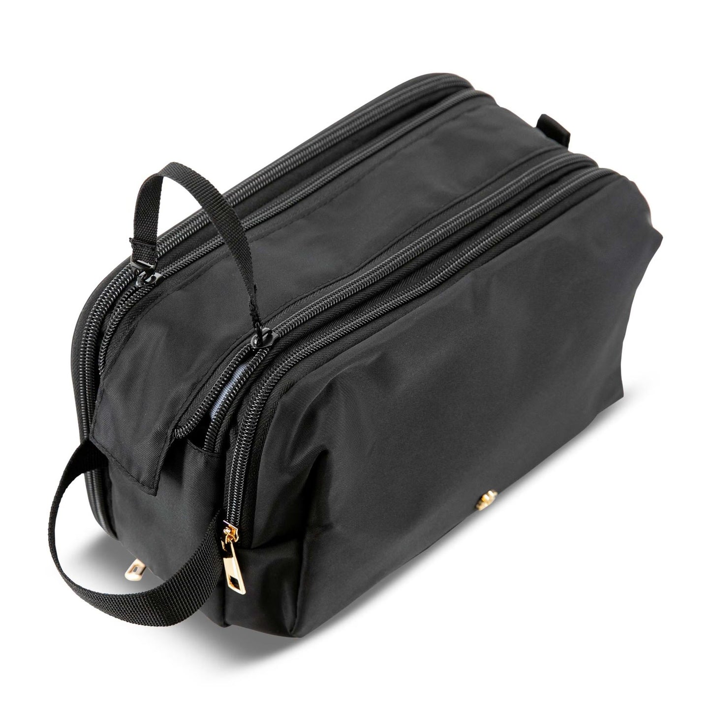 Samsonite Companion Sacs Kits de Voyage Trousse de Voyage Deluxe à Fermeture Éclair Supérieure - Noir
