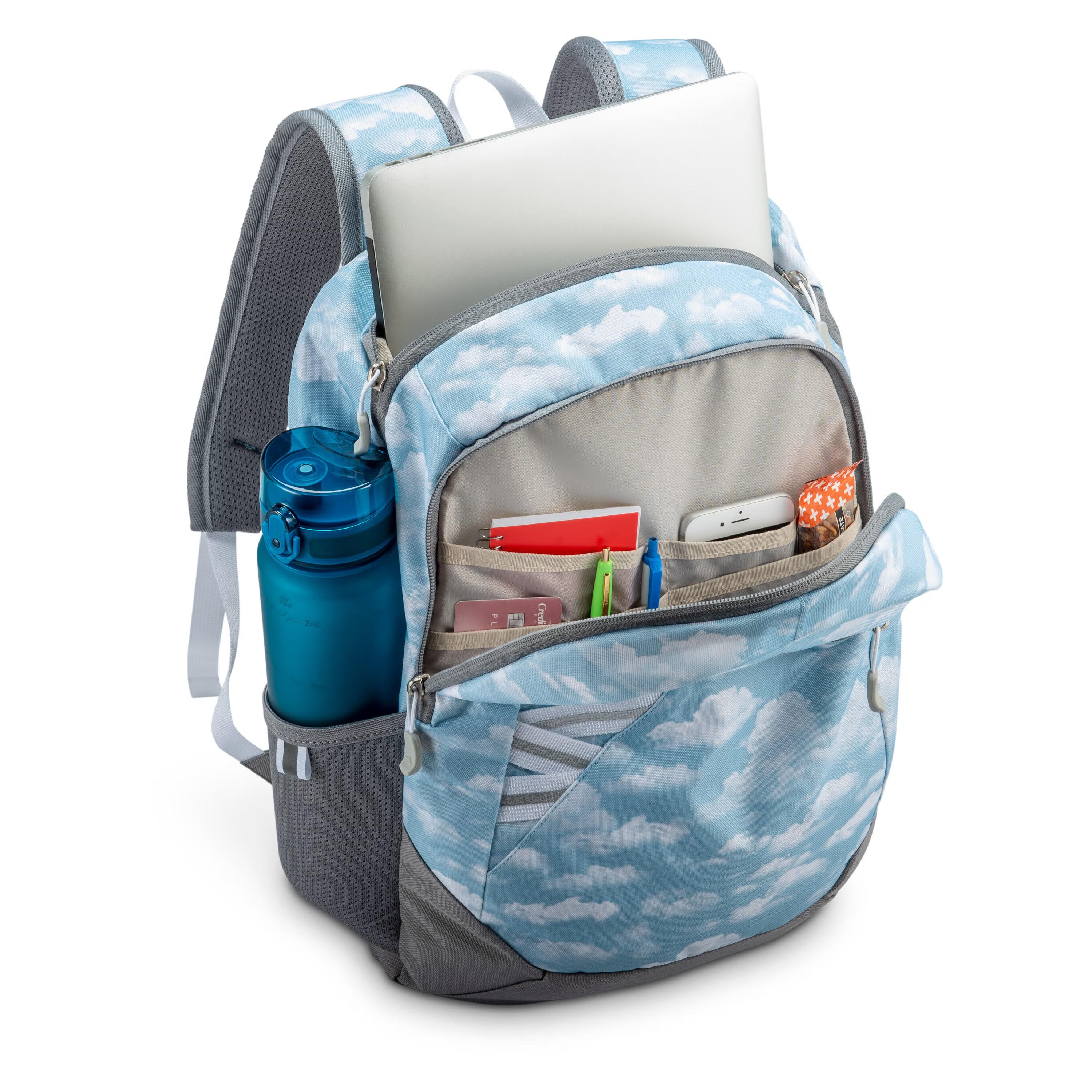 High Sierra Outburst 2.0 Backpack - Clouds/Steel Grey