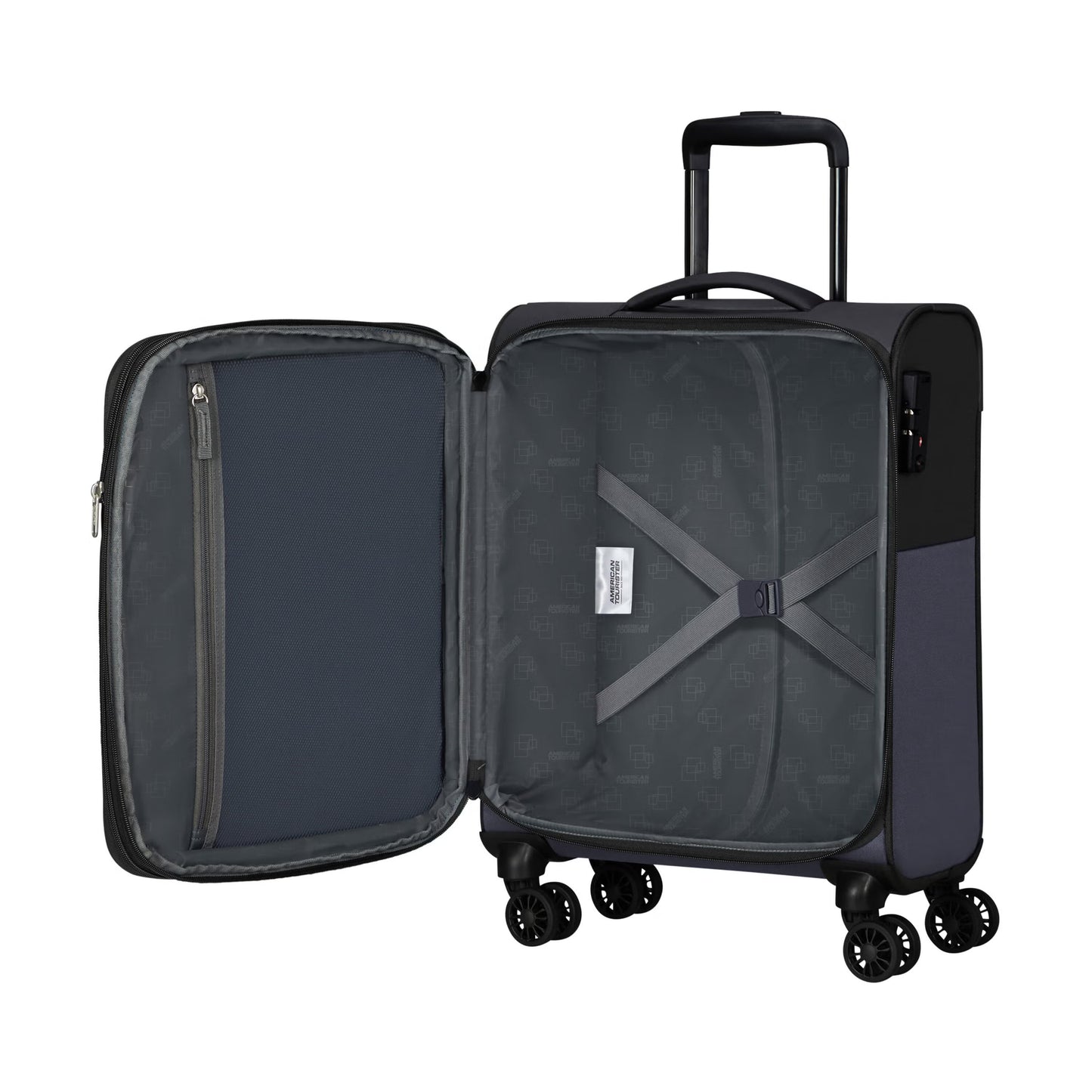 American Tourister Daring Dash Valise cabine extensible à coque souple à roulettes