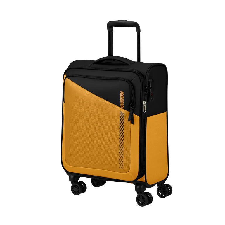 American Tourister Daring Dash Softside Carry On Luggage - Black/Yellow