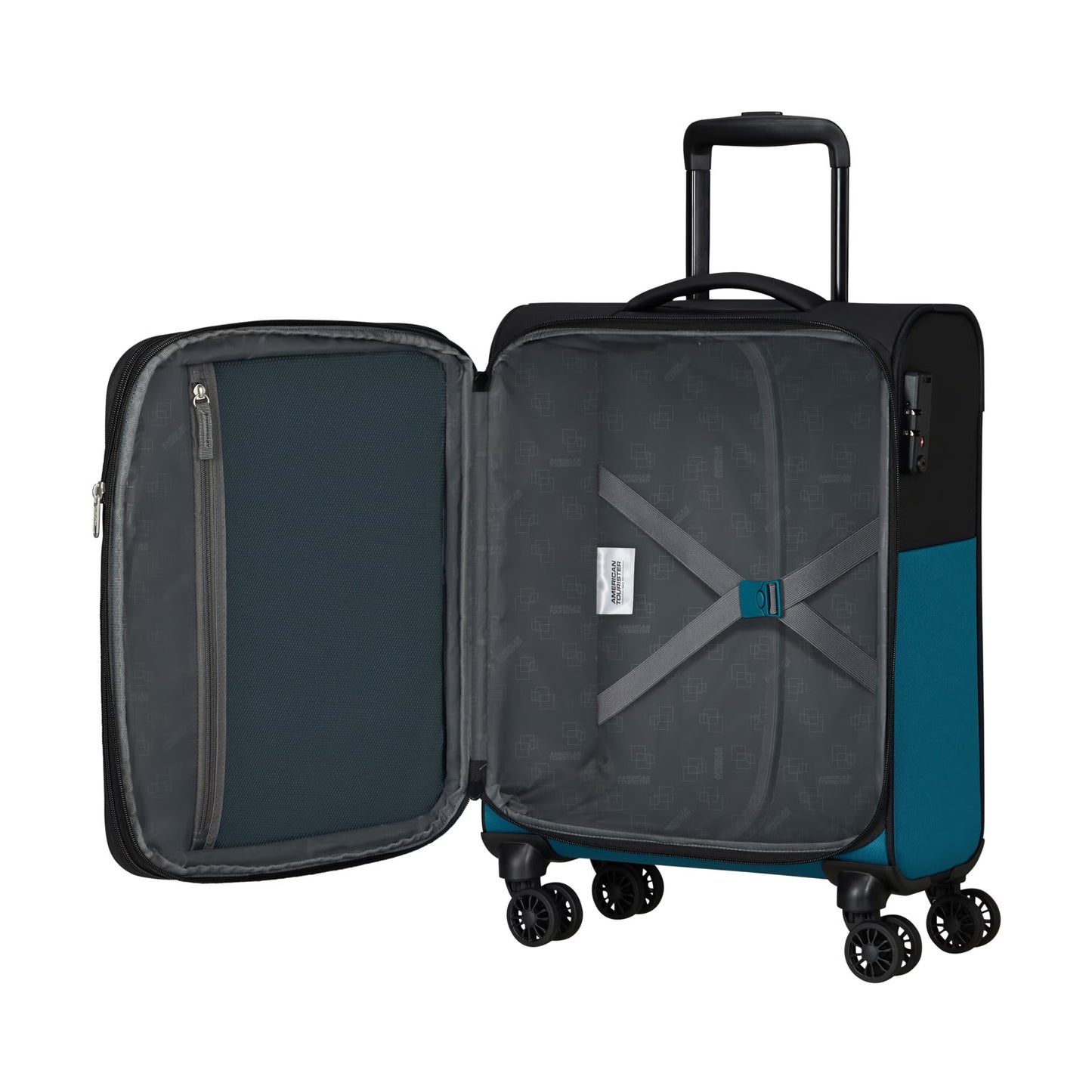 American Tourister Daring Dash Valise cabine extensible à coque souple à roulettes