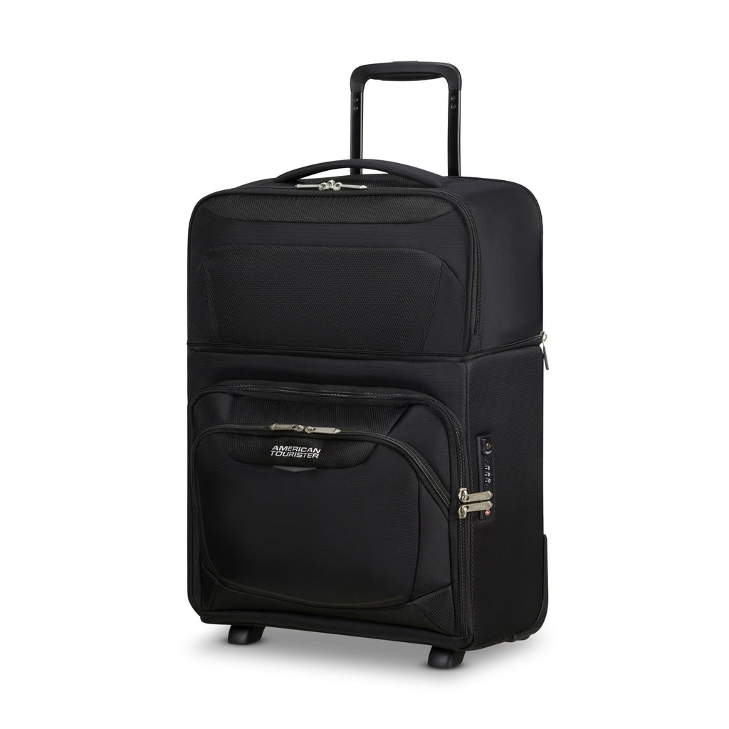 American Tourister Summerride Expandable Upright Underseater Softside Luggage - Black