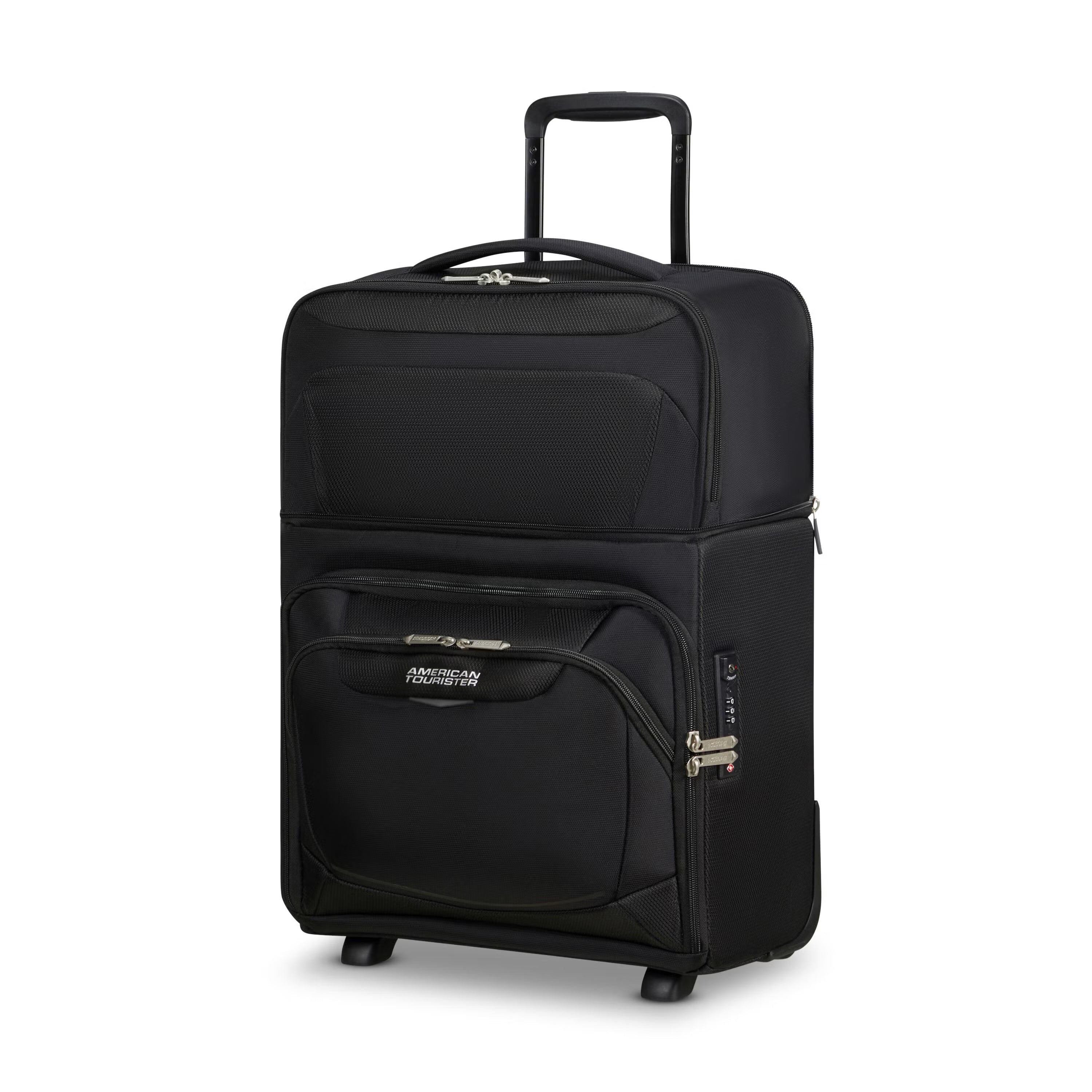 American Tourister Summerride Expandable Upright Underseater Softside Luggage - Black