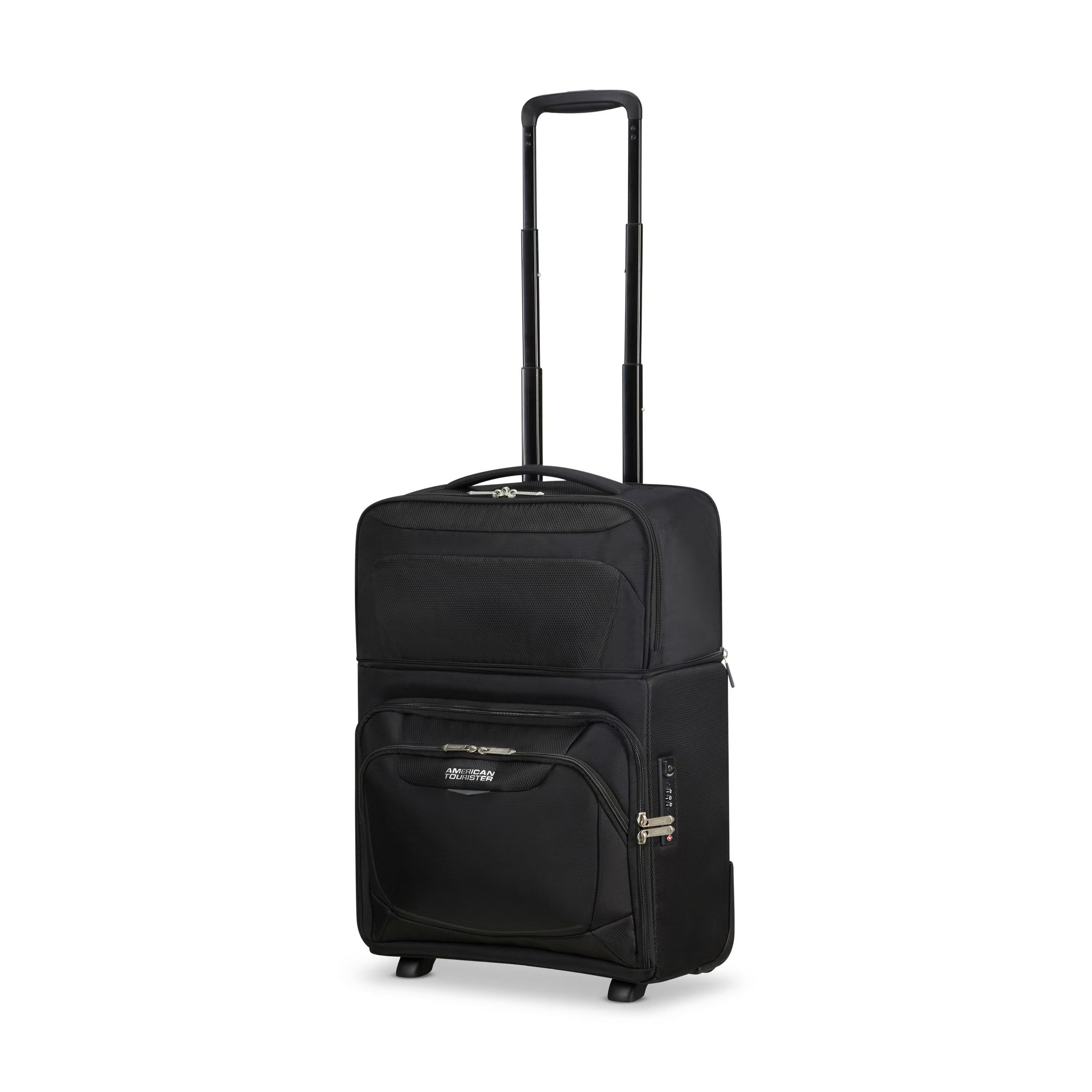 American Tourister Summerride Expandable Upright Underseater Softside Luggage - Black