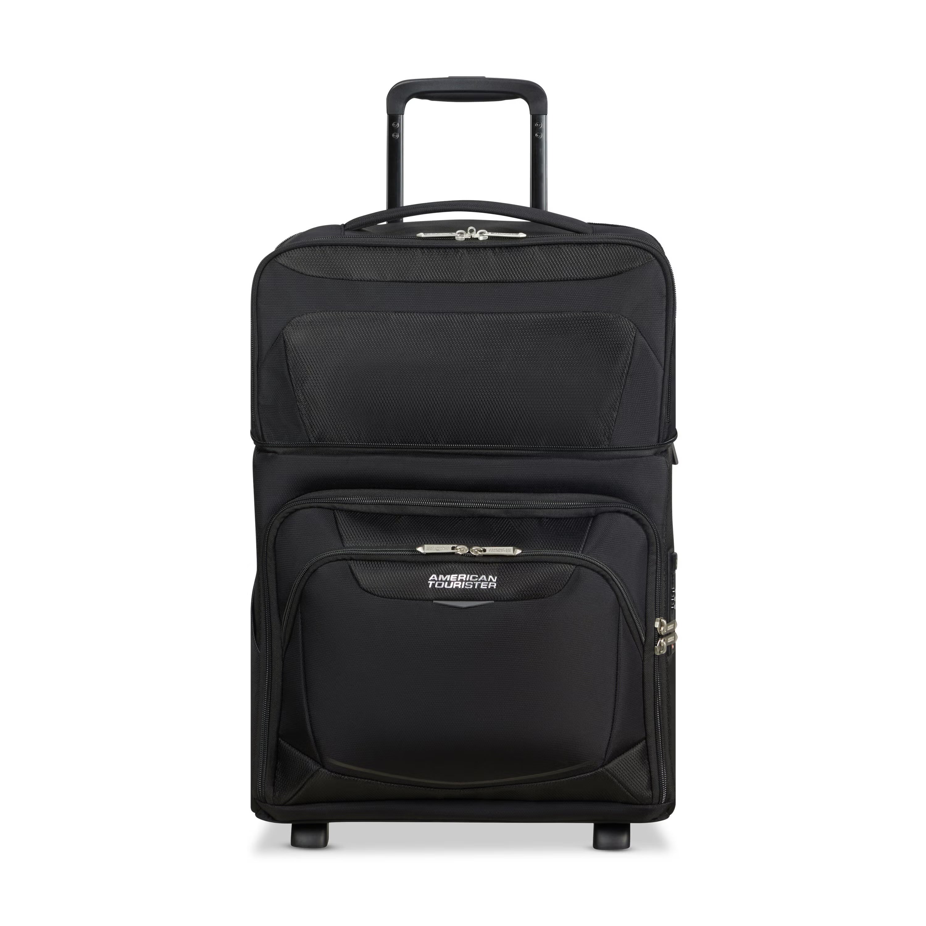 American Tourister Summerride Expandable Upright Underseater Softside Luggage - Black