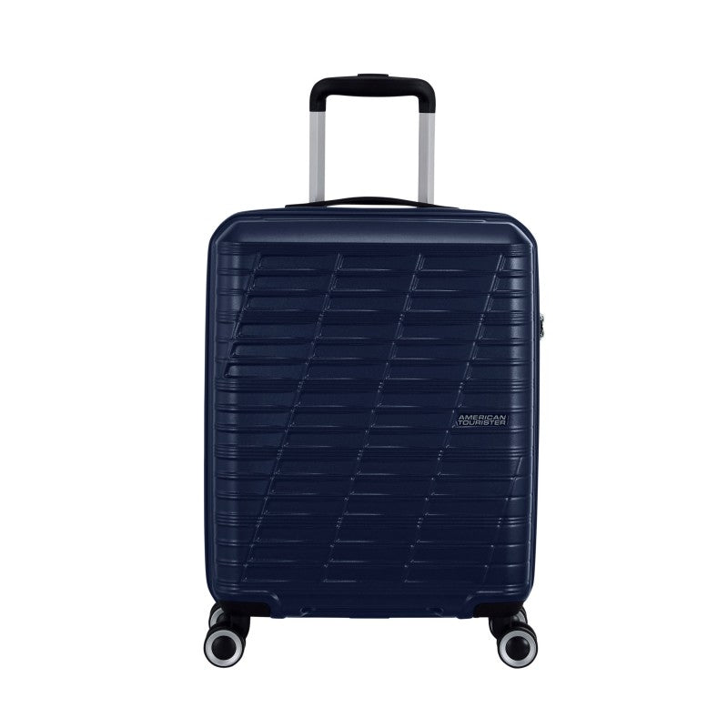 American Tourister Surftime Hardside Carry On Luggage - Metallic Blue
