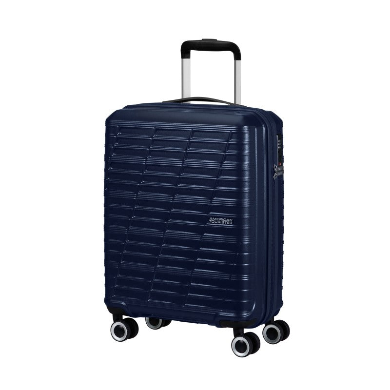 American Tourister Surftime Hardside Carry On Luggage - Metallic Blue