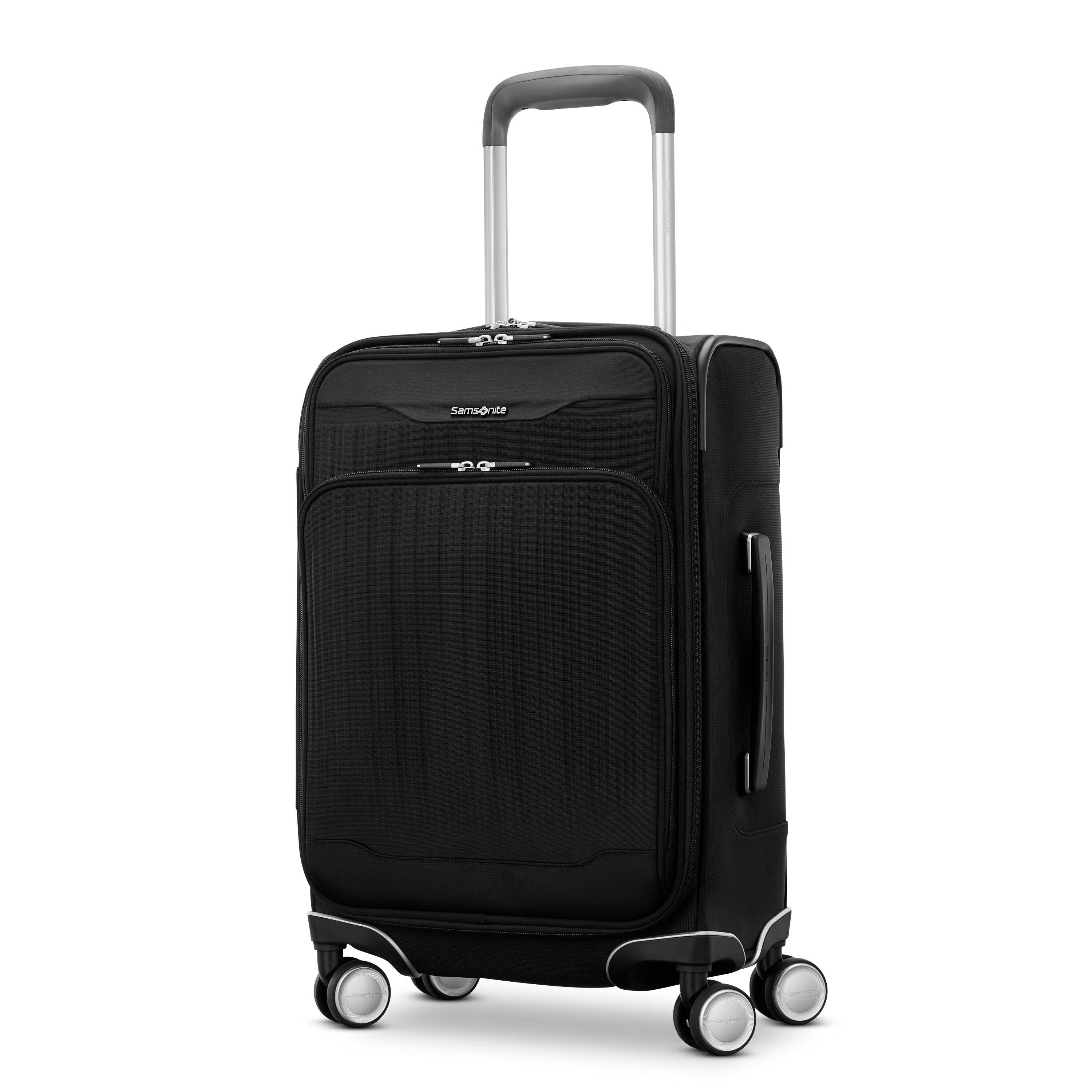 Samsonite Silhouette 18 Spinner Carry-On 14" Softside Luggage - Black