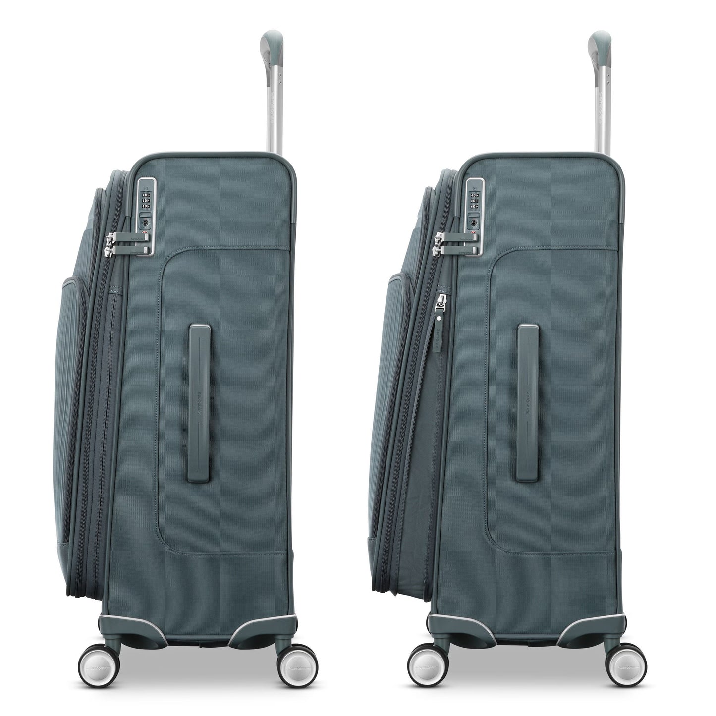 Samsonite Silhouette 18 Spinner Moyenne Valise Souple Extensible - Noir