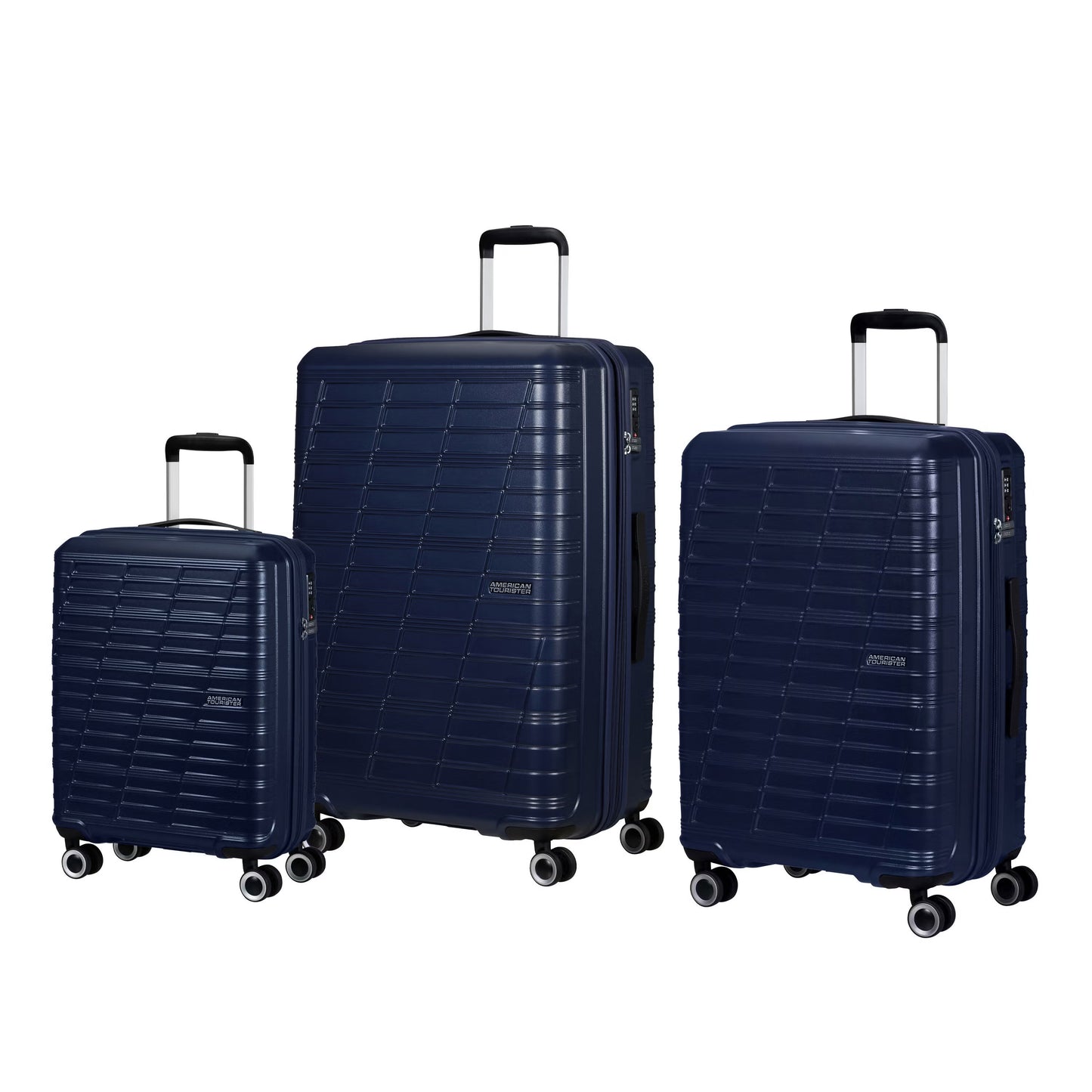 American Tourister Surftime Ensemble emboîtable rigide de 3 pièces