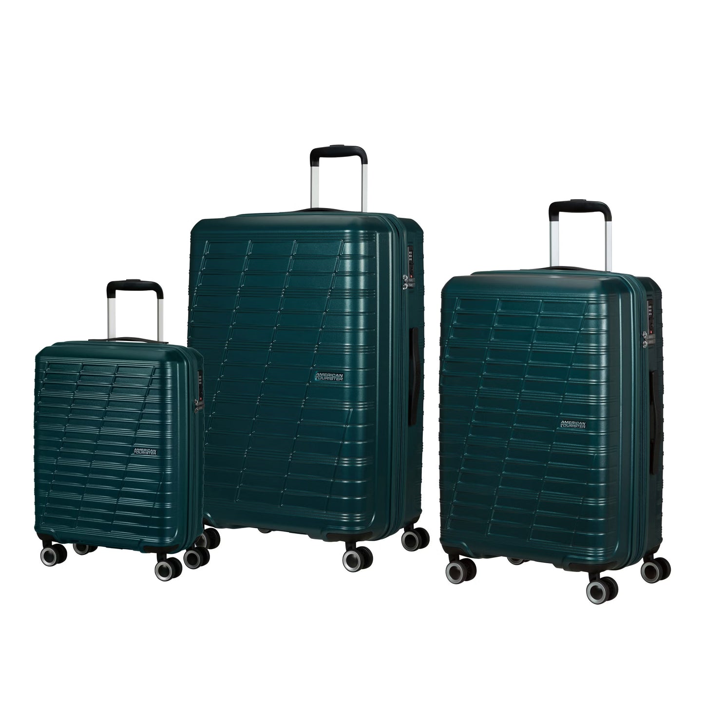 American Tourister Surftime Ensemble emboîtable rigide de 3 pièces