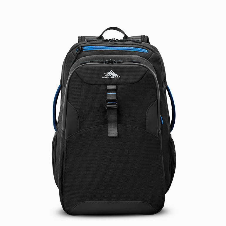 High Sierra Hi-Life 3-in-1 Convertible Backpack 17" - Black/Blue