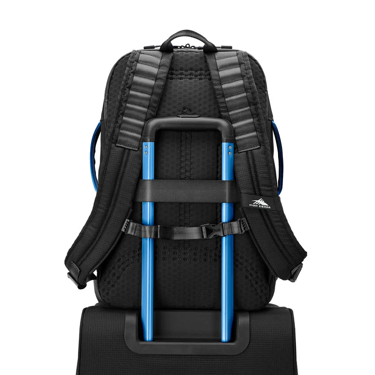 High Sierra Hi-Life 3-in-1 Convertible Backpack 17" - Black/Blue