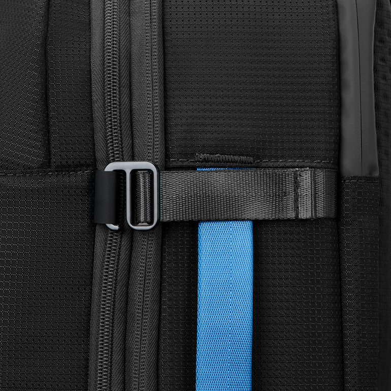 High Sierra Hi-Life Travel Backpack Expandable 17" - Black/Blue