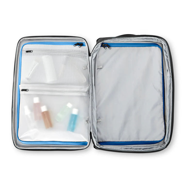 High Sierra Hi-Life Travel Backpack Expandable 17" - Black/Blue