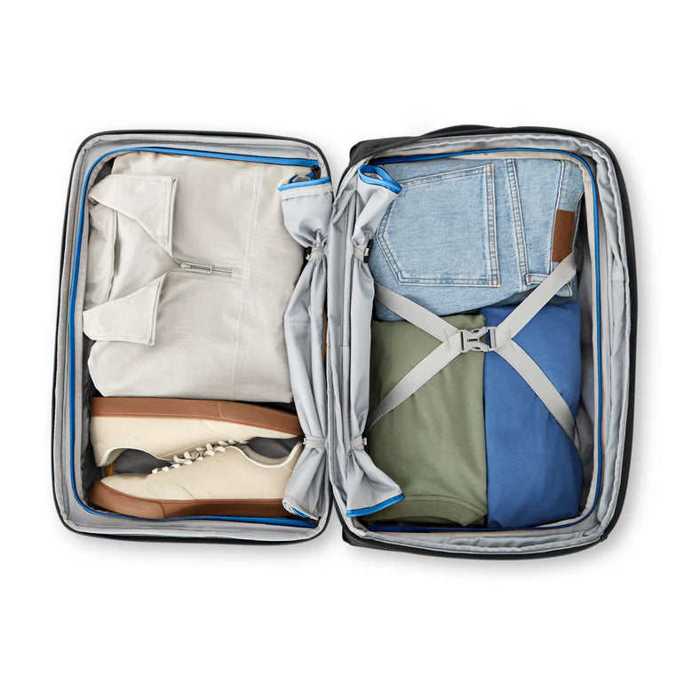 High Sierra Hi-Life Travel Backpack Expandable 17" - Black/Blue