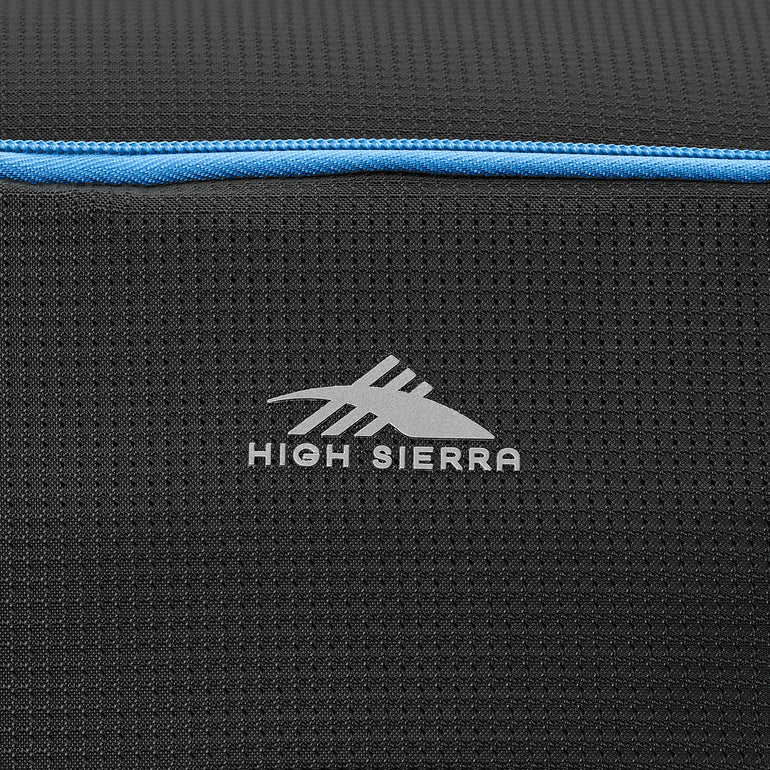 High Sierra Hi-Life Travel Backpack Expandable 17" - Black/Blue