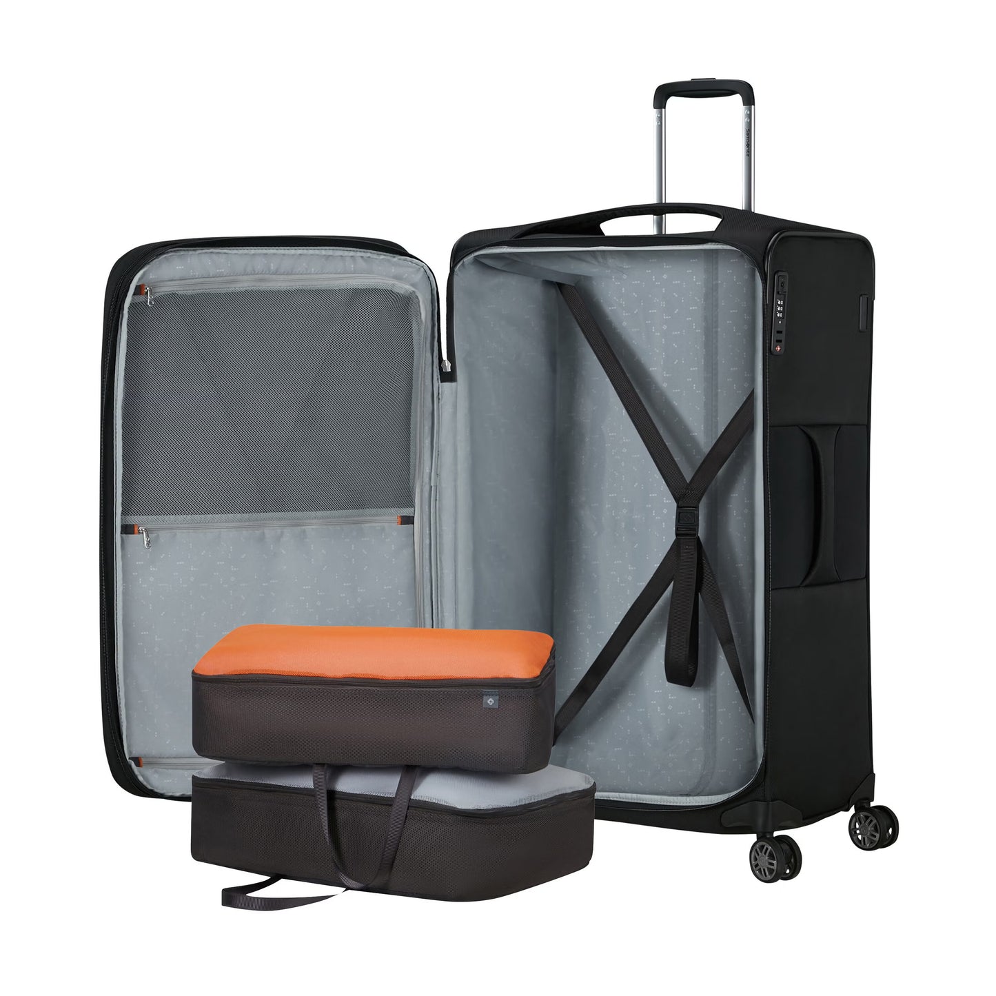 Samsonite Re-Lite Spinner Grande Valise Souple Extensible