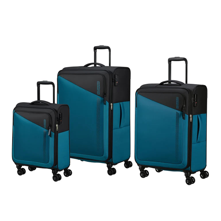 American Tourister Daring Dash Ensemble emboîtable de 3 pièces Bagages souples