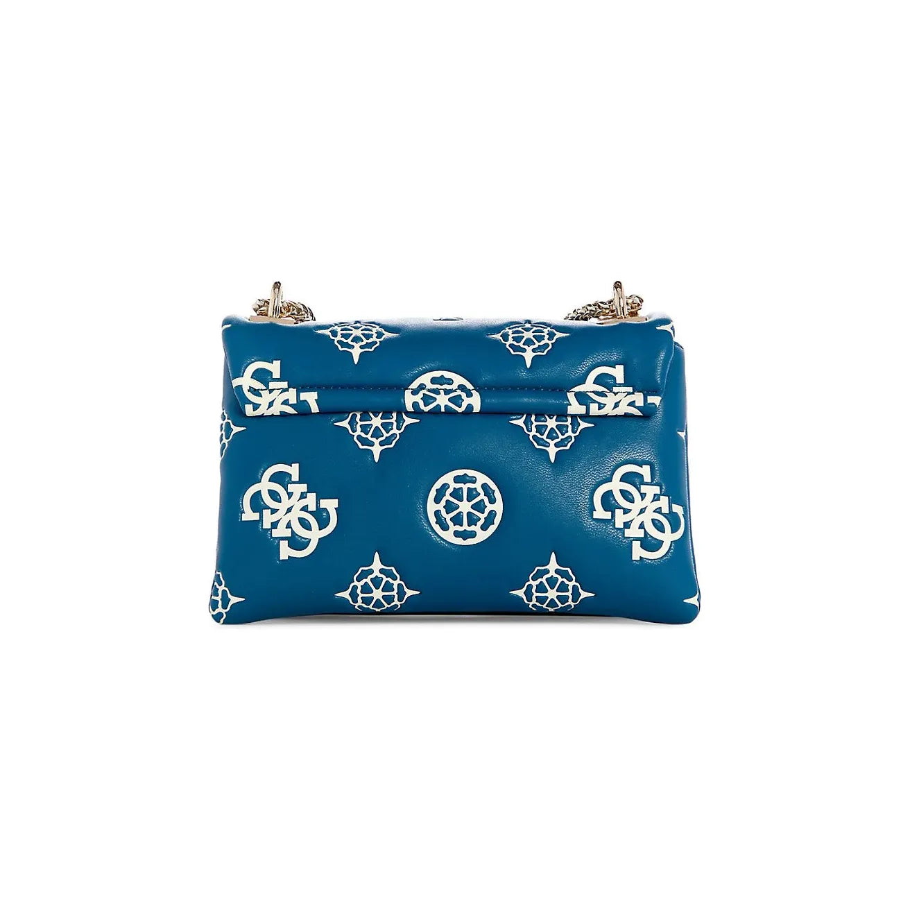 Guess Dessa Mini Logo Convertible Crossbody Flap - Petrol Logo