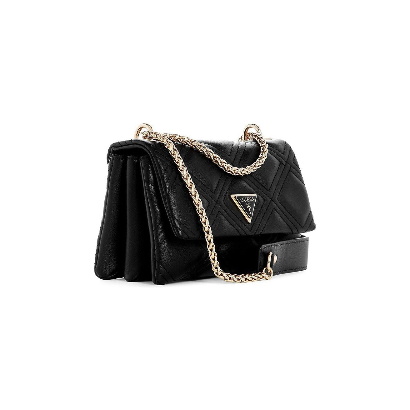Guess Dessa Mini Convertible Crossbody Flap - Black