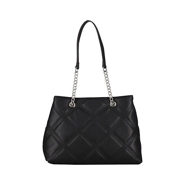 Nine West Skyes Quilted Shoulder Satchel - Black