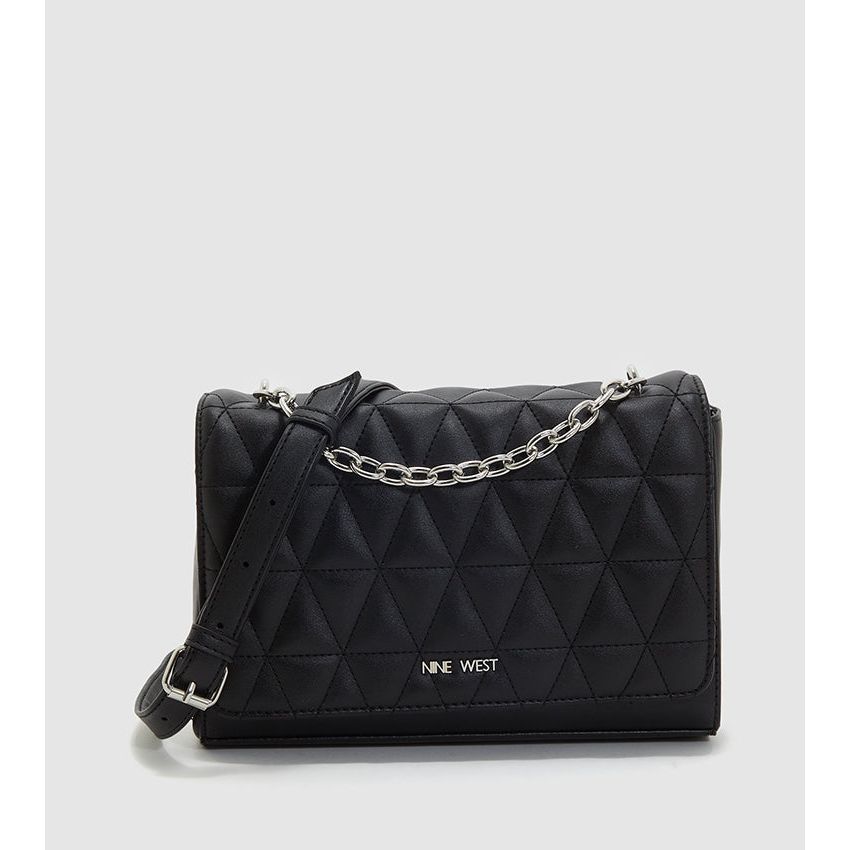 Nine West Judilee Mini Flap Crossbody Bag - Black