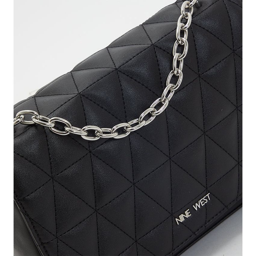 Nine West Judilee Mini Flap Crossbody Bag - Black