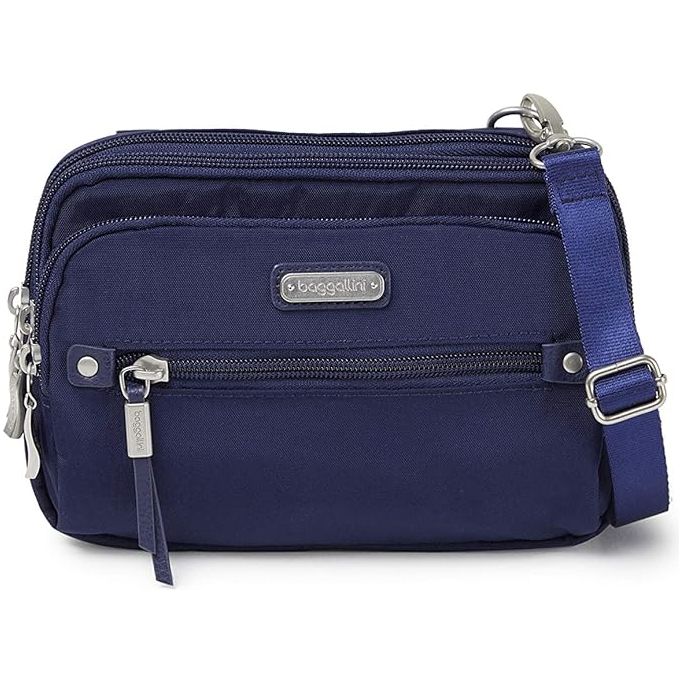 Baggallini Time Zone Rfid Crossbody Bag - Navy