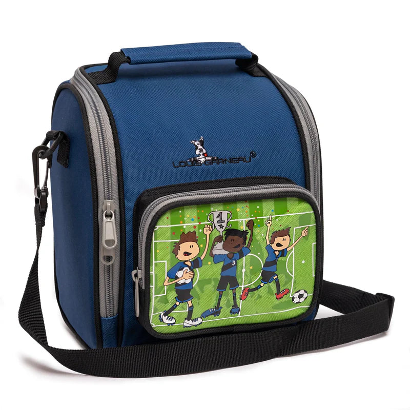 Louis Garneau Large Opening Lunch Box - Soccer
