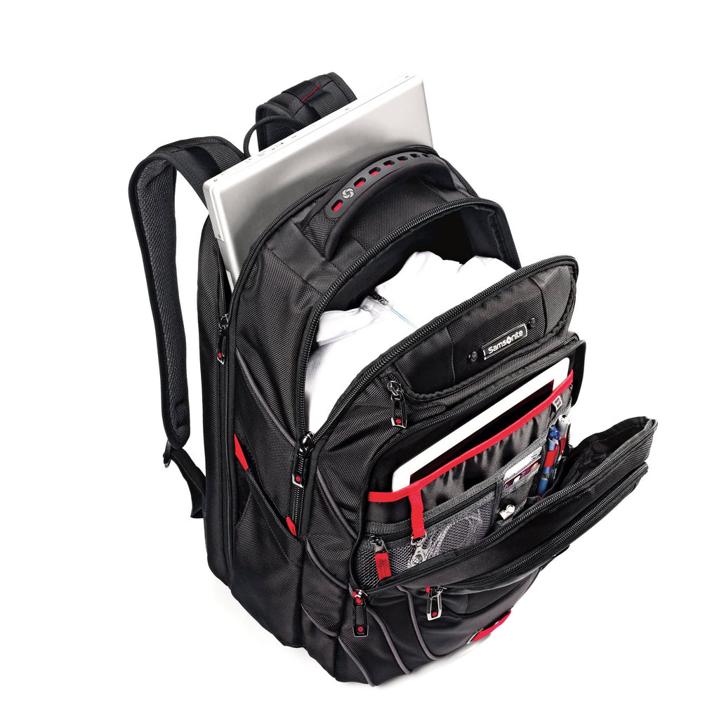 Samsonite Tectonic 2 Laptop Backpack PFT 17" - Black/Red